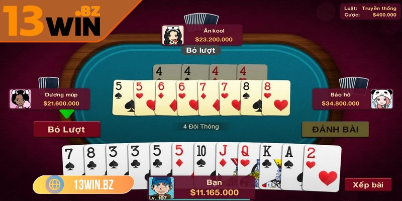 Trải Nghiệm Tiến Lên Miền Nam 13Win – Đấu Trí Đỉnh Cao 4 tien-len-mien-nam-bi-quyet-danh
