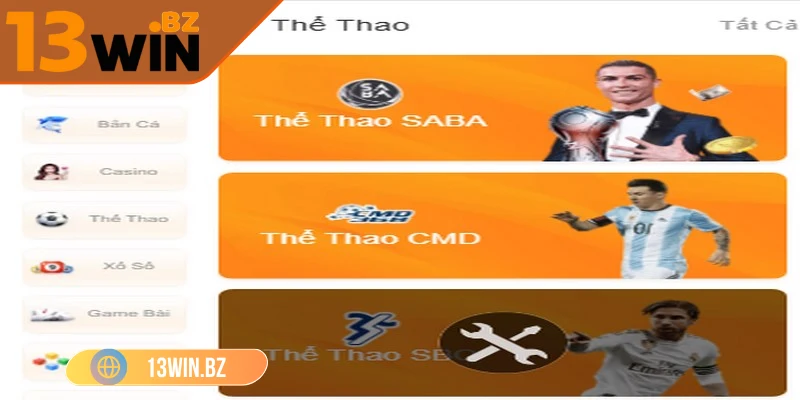 Thể thao 13Win là nền tảng giải trí hấp dẫn hàng đầu